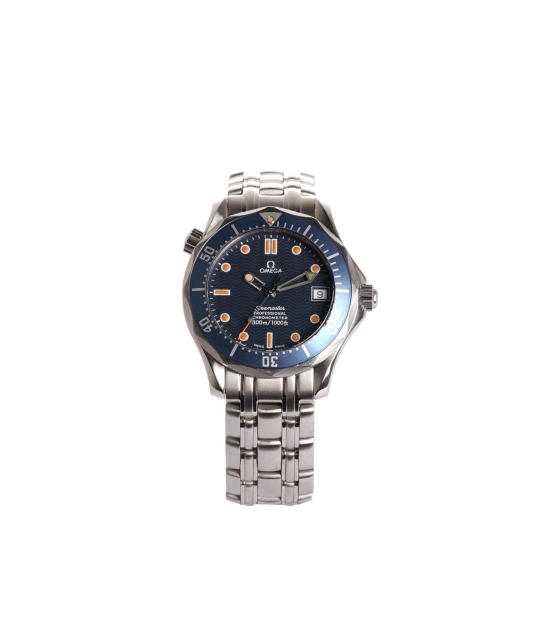 OMEGA Серебряные стальные часы, фото 8