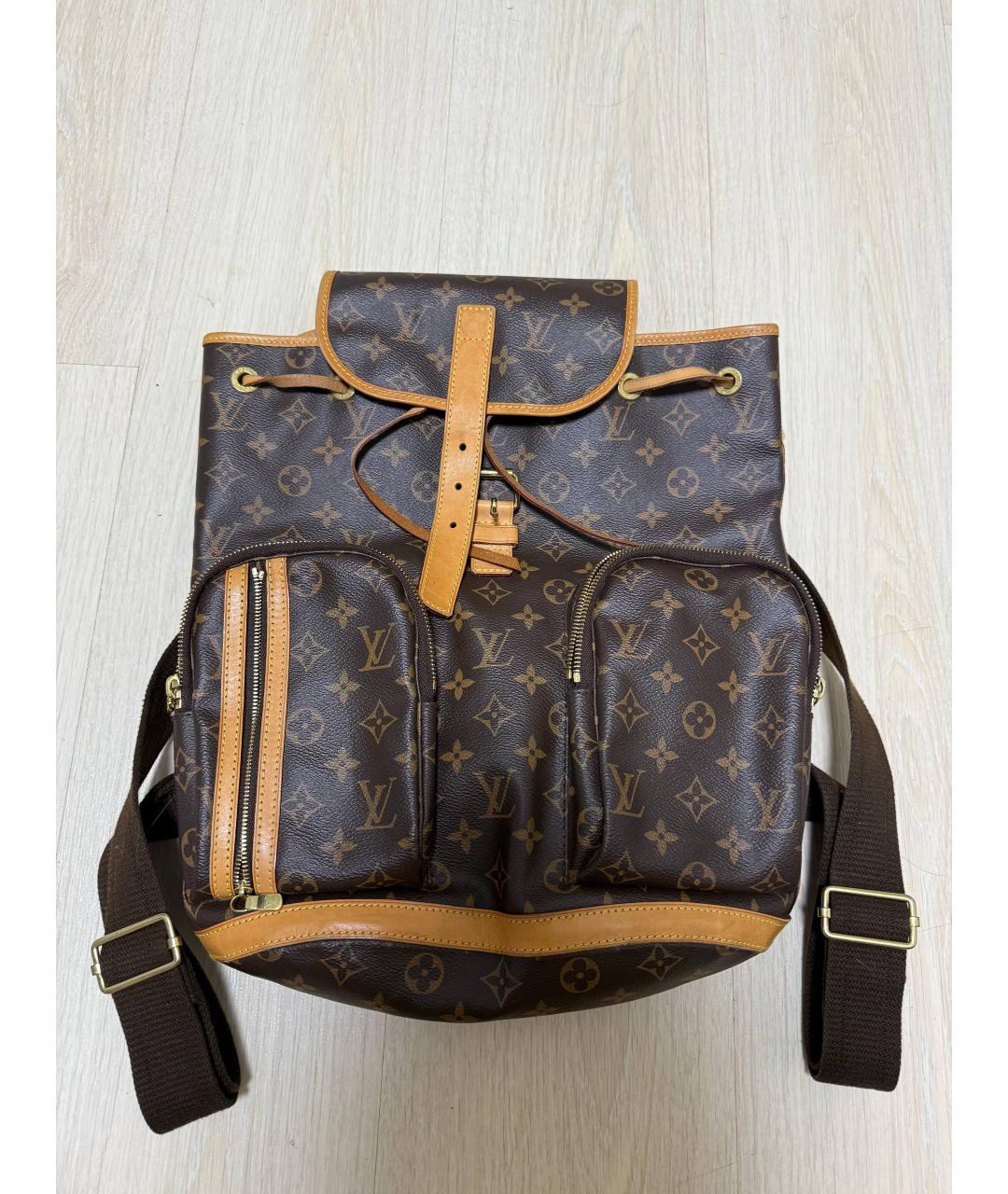 LOUIS VUITTON Коричневый рюкзак, фото 2