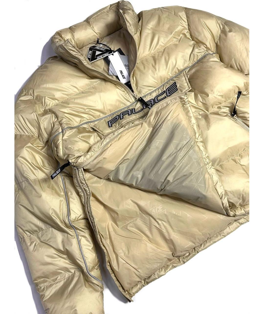 PALACE Бежевый полиамидовый пуховик, фото 2