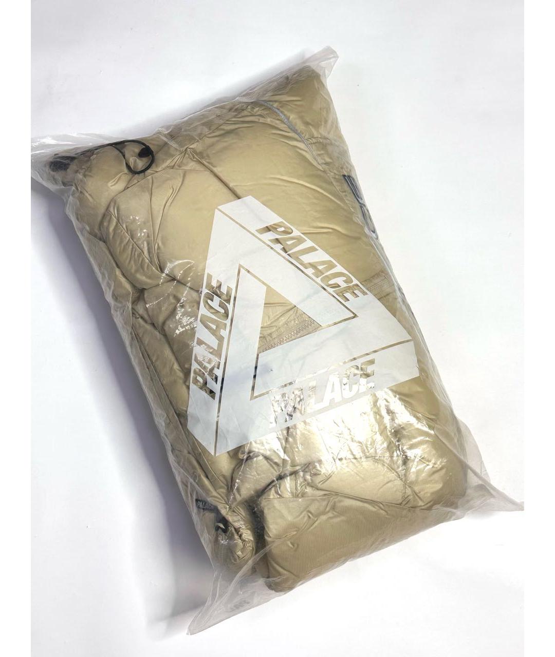 PALACE Бежевый полиамидовый пуховик, фото 7