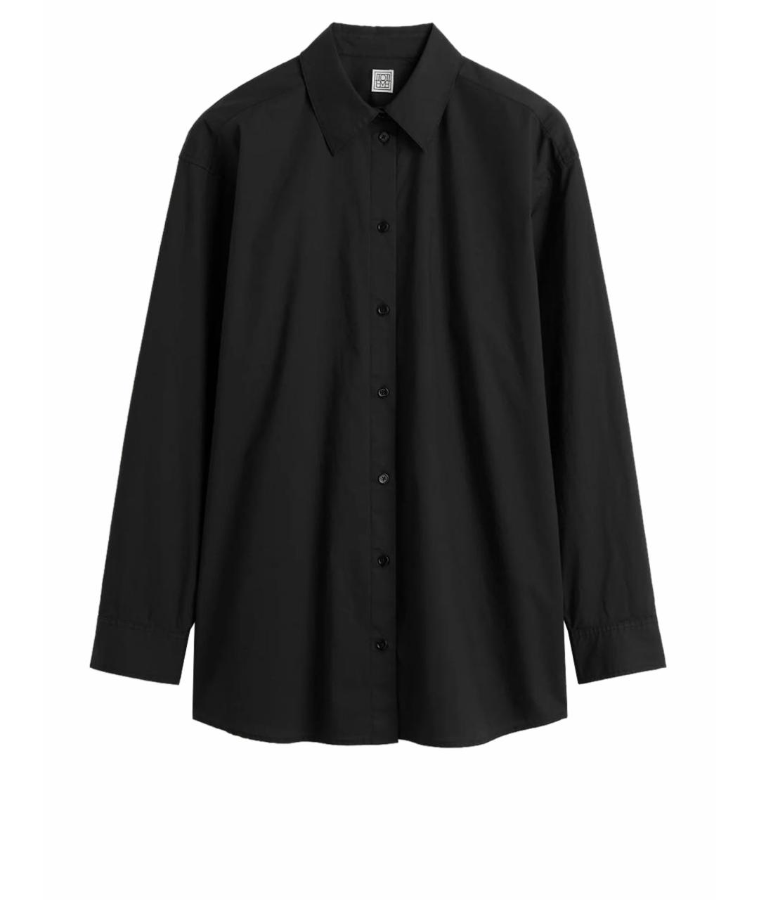 TOTEME Черная хлопковая рубашка, фото 1