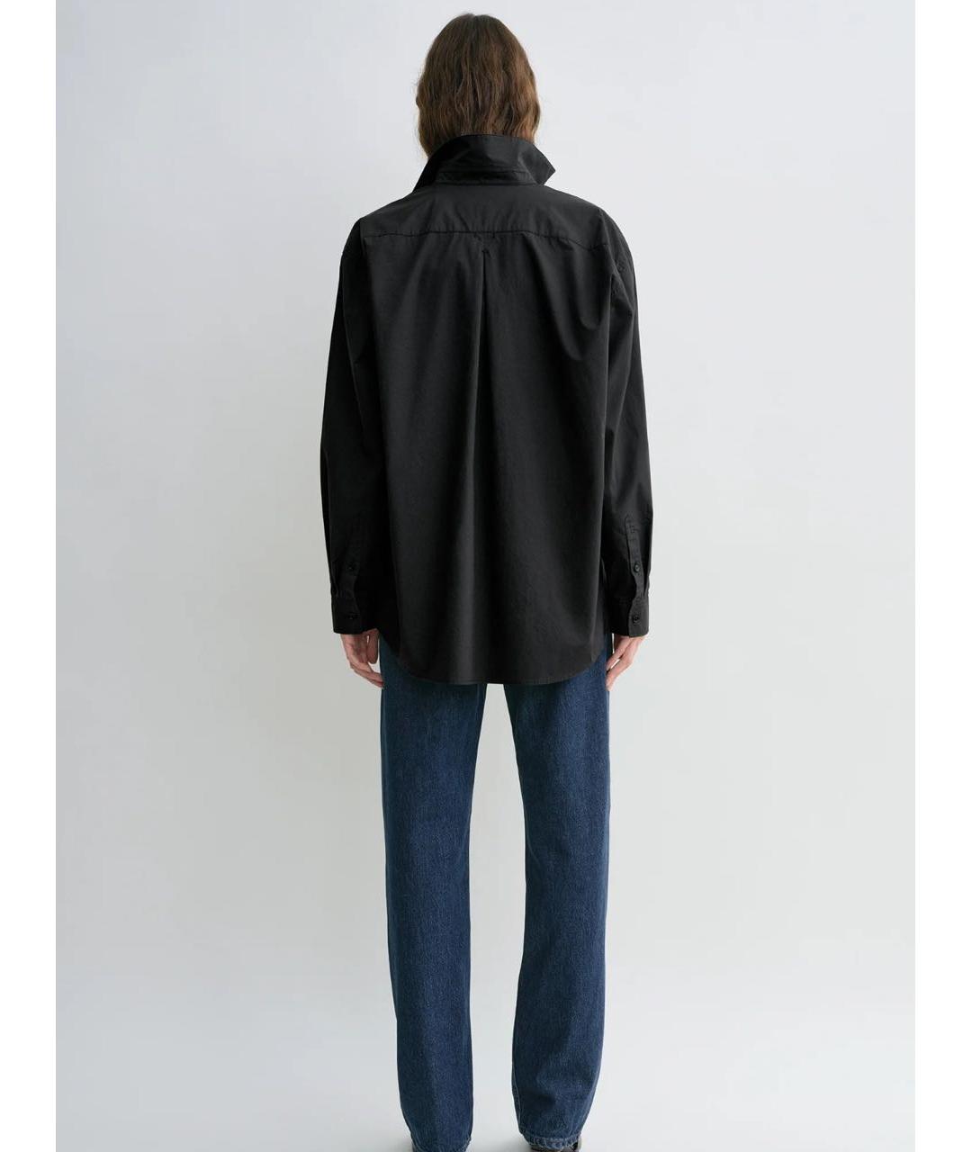 TOTEME Черная хлопковая рубашка, фото 2