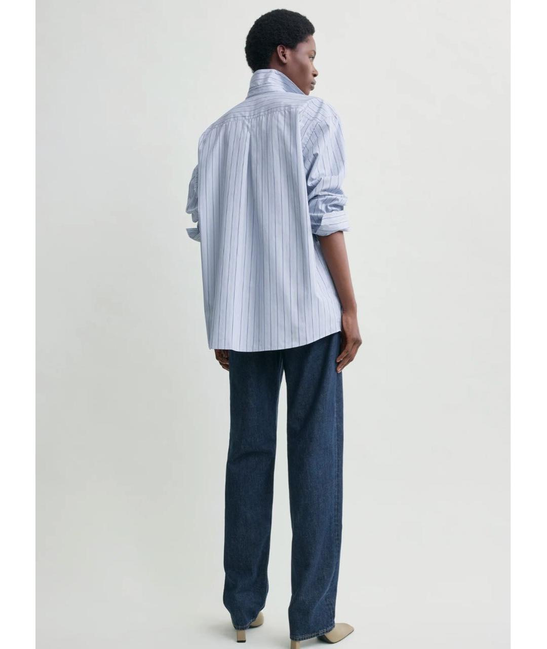 TOTEME Голубая хлопковая рубашка, фото 3