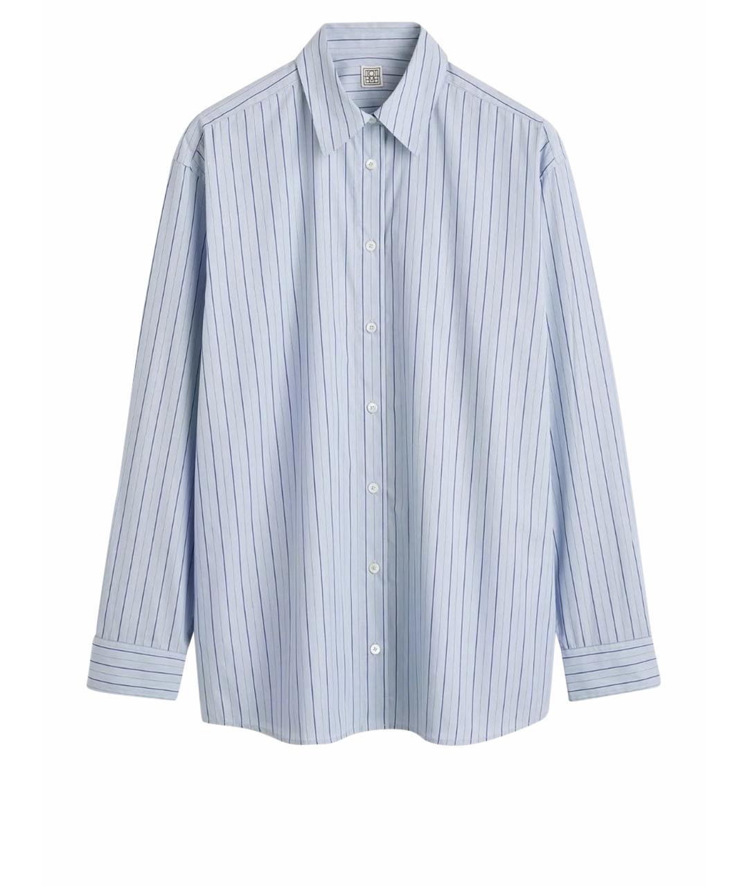 TOTEME Голубая хлопковая рубашка, фото 1