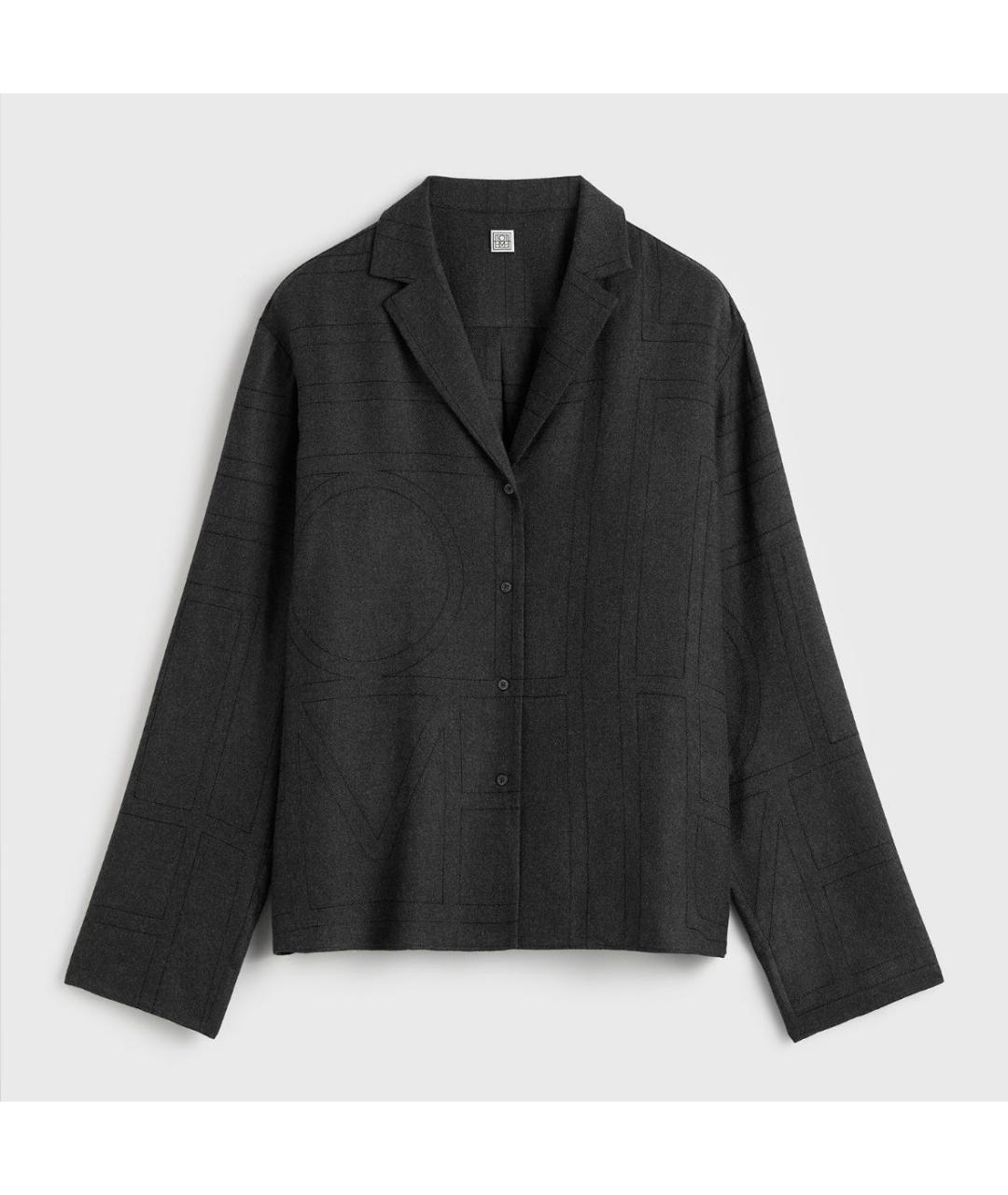 TOTEME Черная рубашка, фото 4