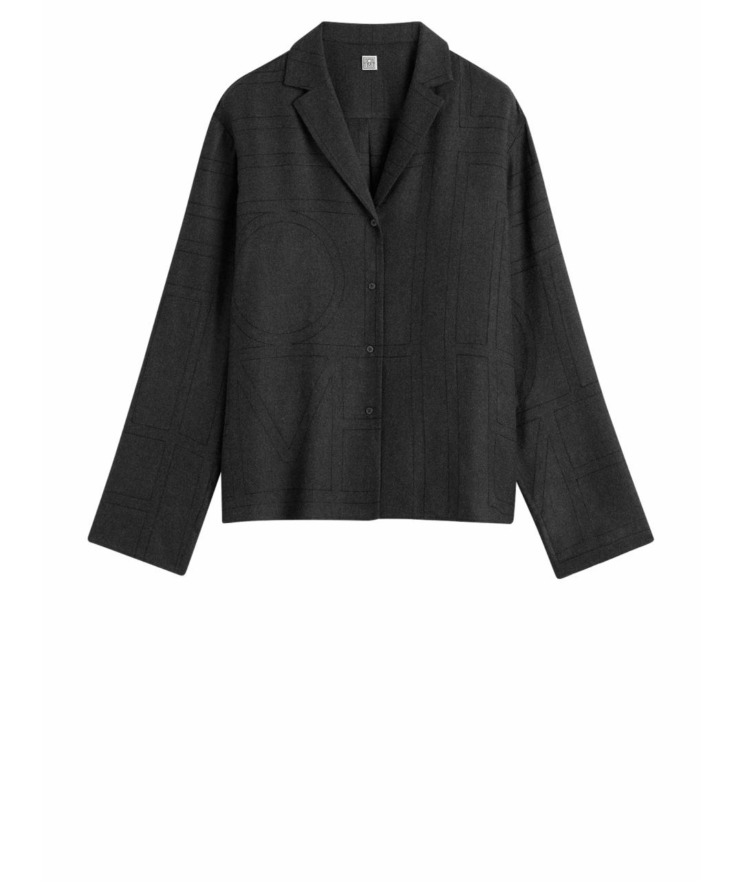 TOTEME Черная рубашка, фото 1