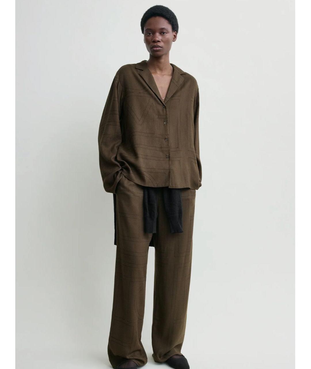 TOTEME Коричневая рубашка, фото 3