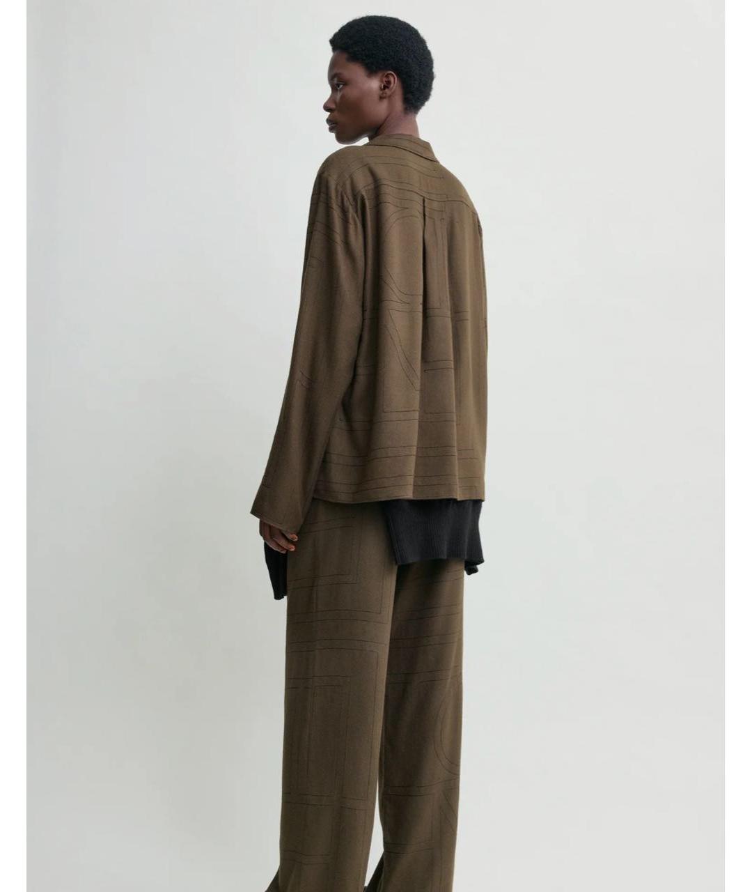 TOTEME Коричневая рубашка, фото 2