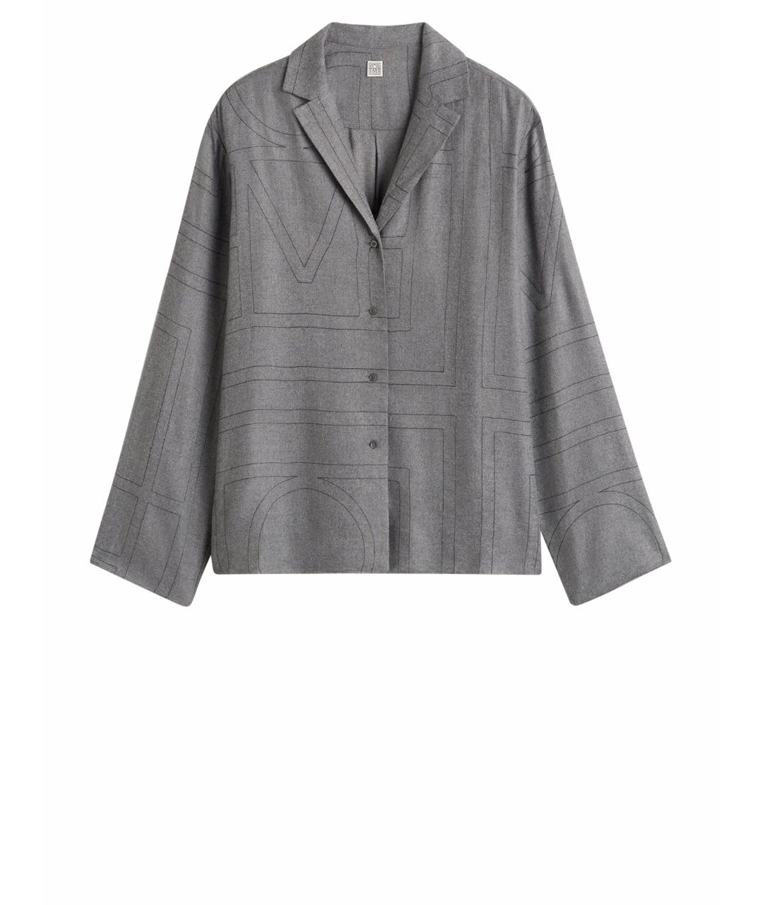 TOTEME Серая рубашка, фото 1