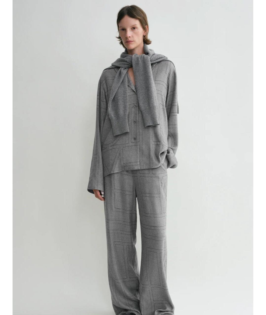 TOTEME Серая рубашка, фото 4