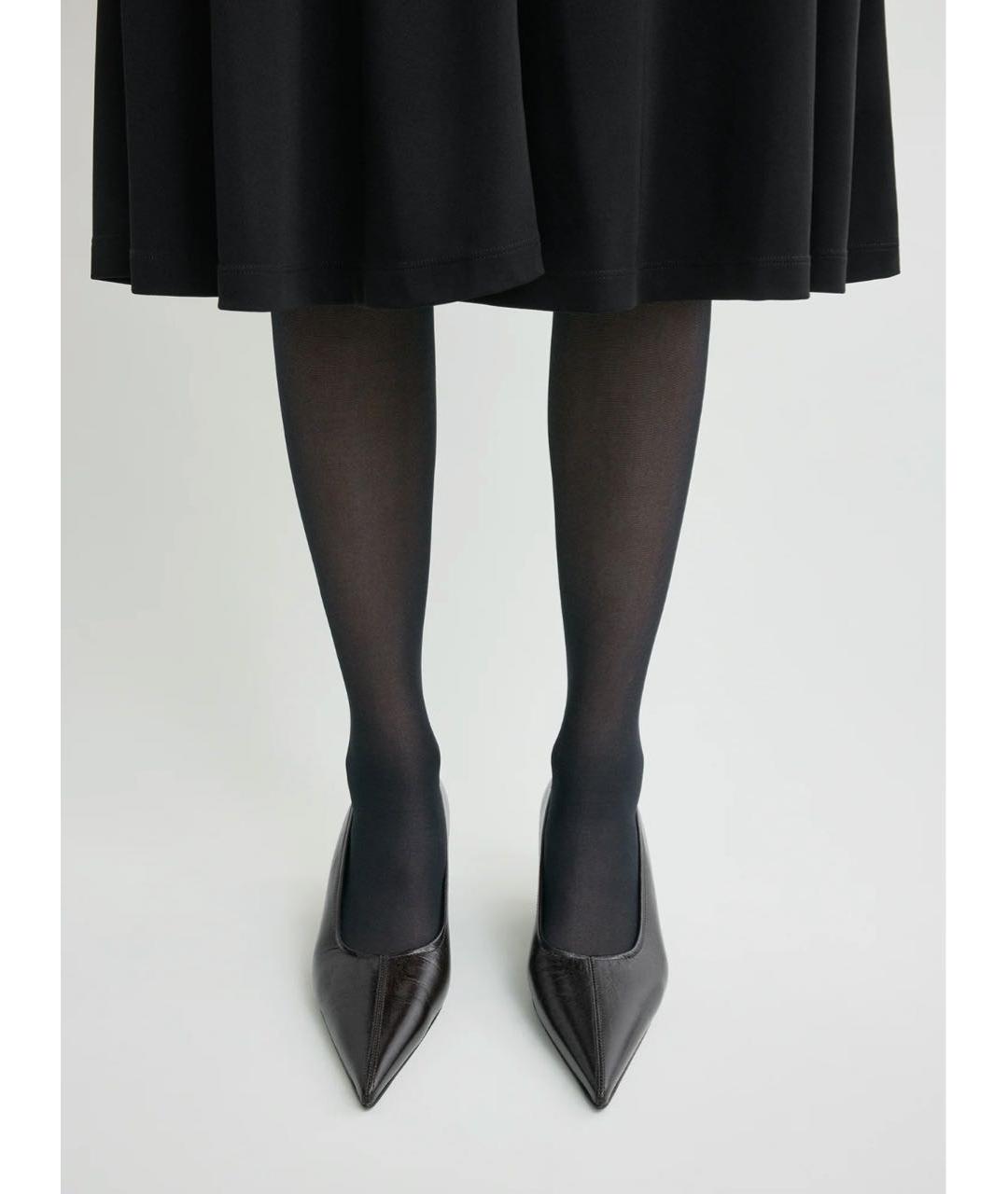 TOTEME Коричневые кожаные лодочки на низком каблуке, фото 2