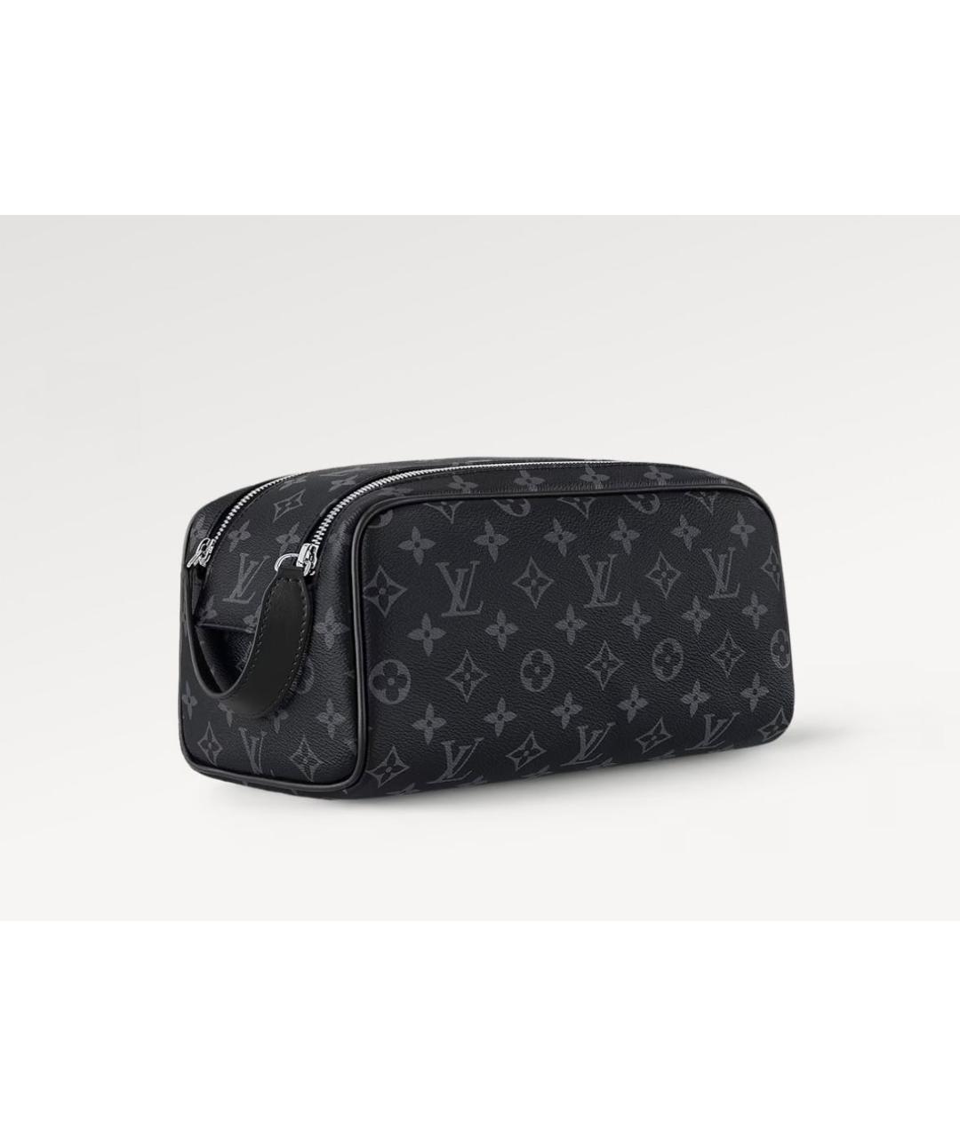 LOUIS VUITTON Черная косметичка, фото 9