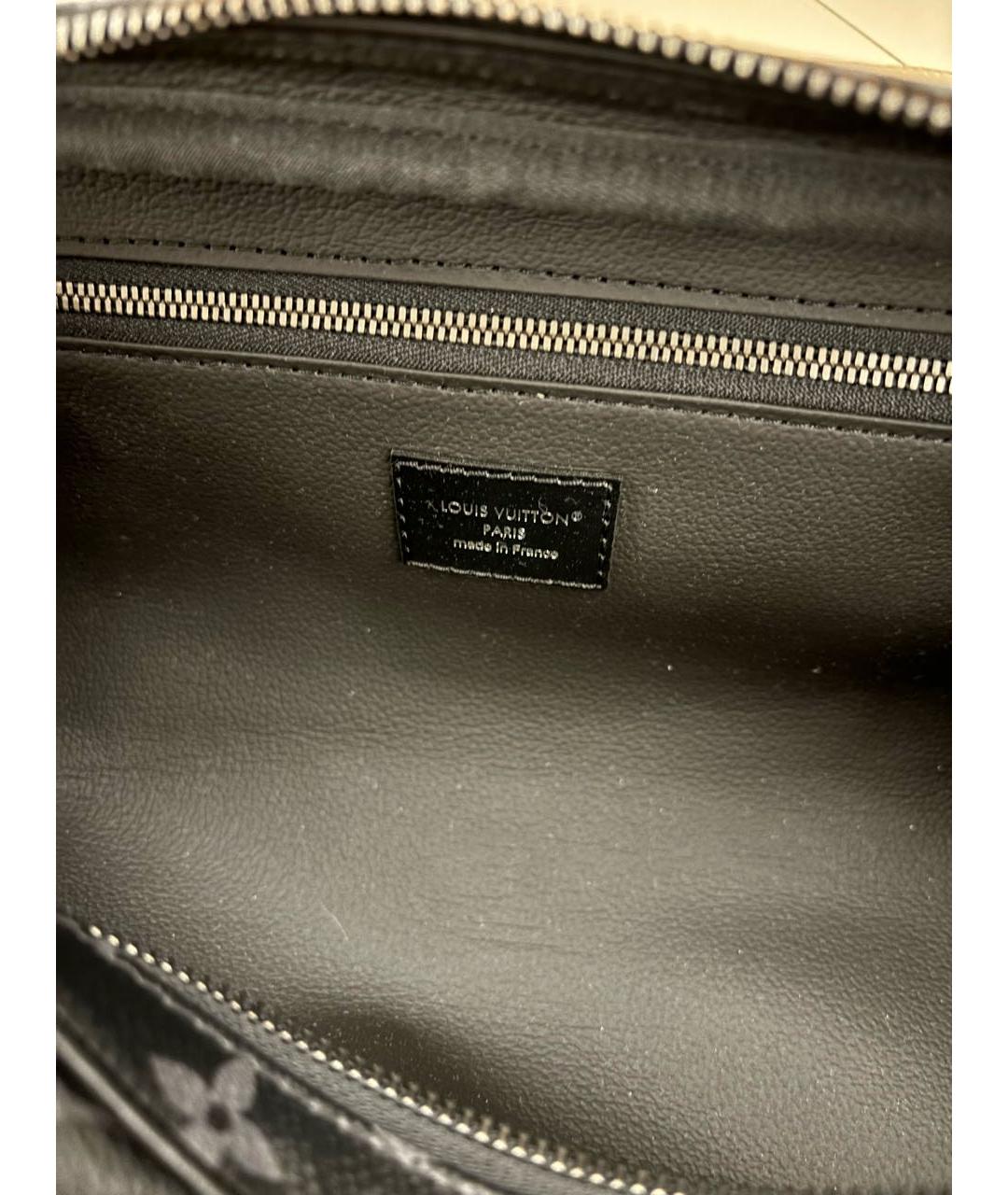 LOUIS VUITTON Черная косметичка, фото 7