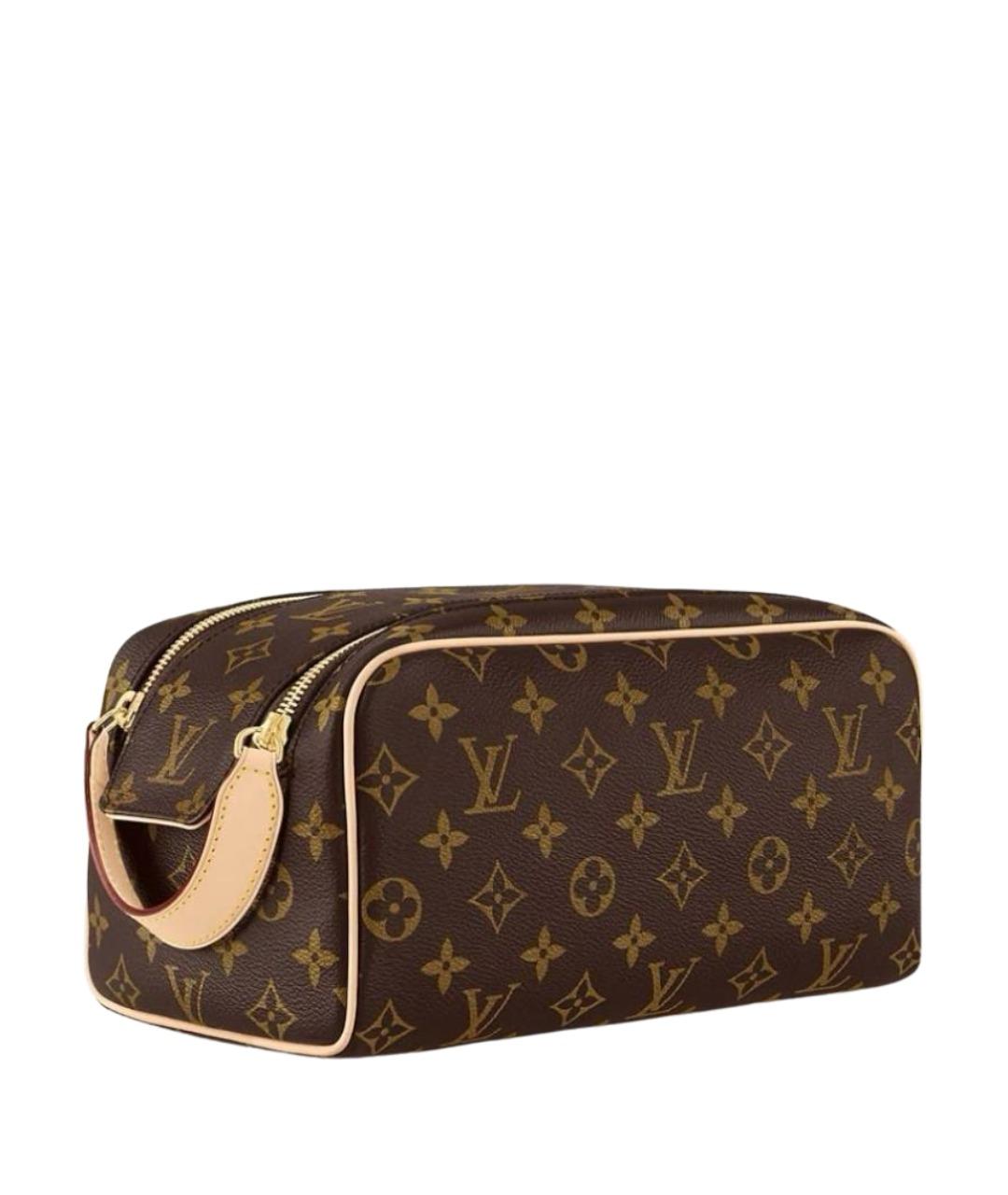 LOUIS VUITTON Коричневая косметичка, фото 1