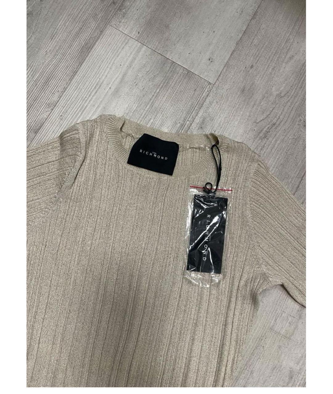 JOHN RICHMOND Бежевое платье, фото 3