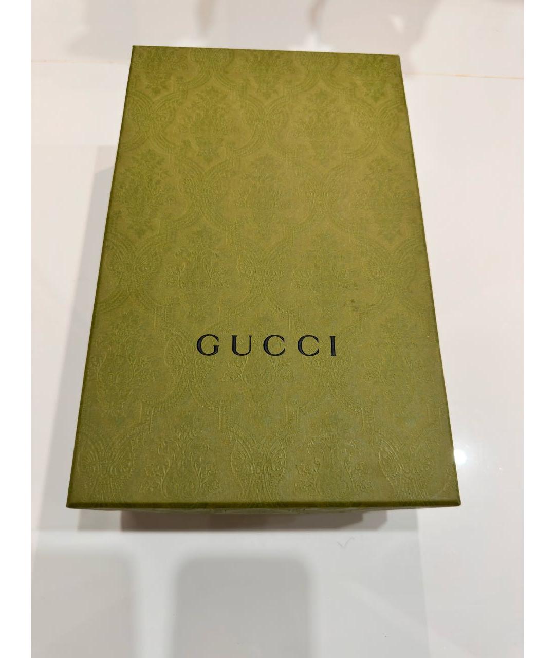 GUCCI Черные кожаные лоферы, фото 6