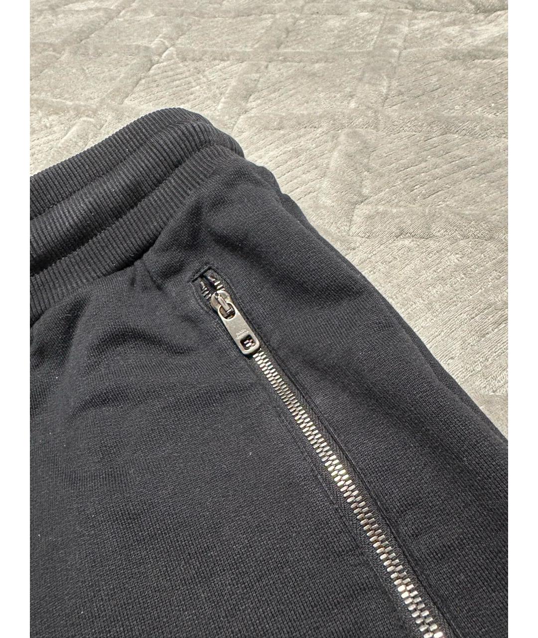 DOLCE&GABBANA Черные хлопковые шорты, фото 6