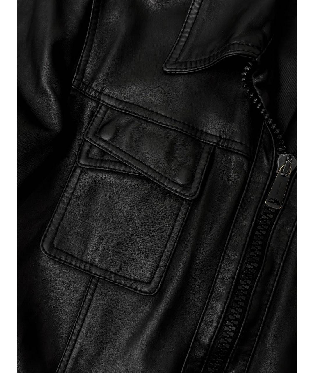 CHRISTIAN DIOR Черная кожаная куртка, фото 4