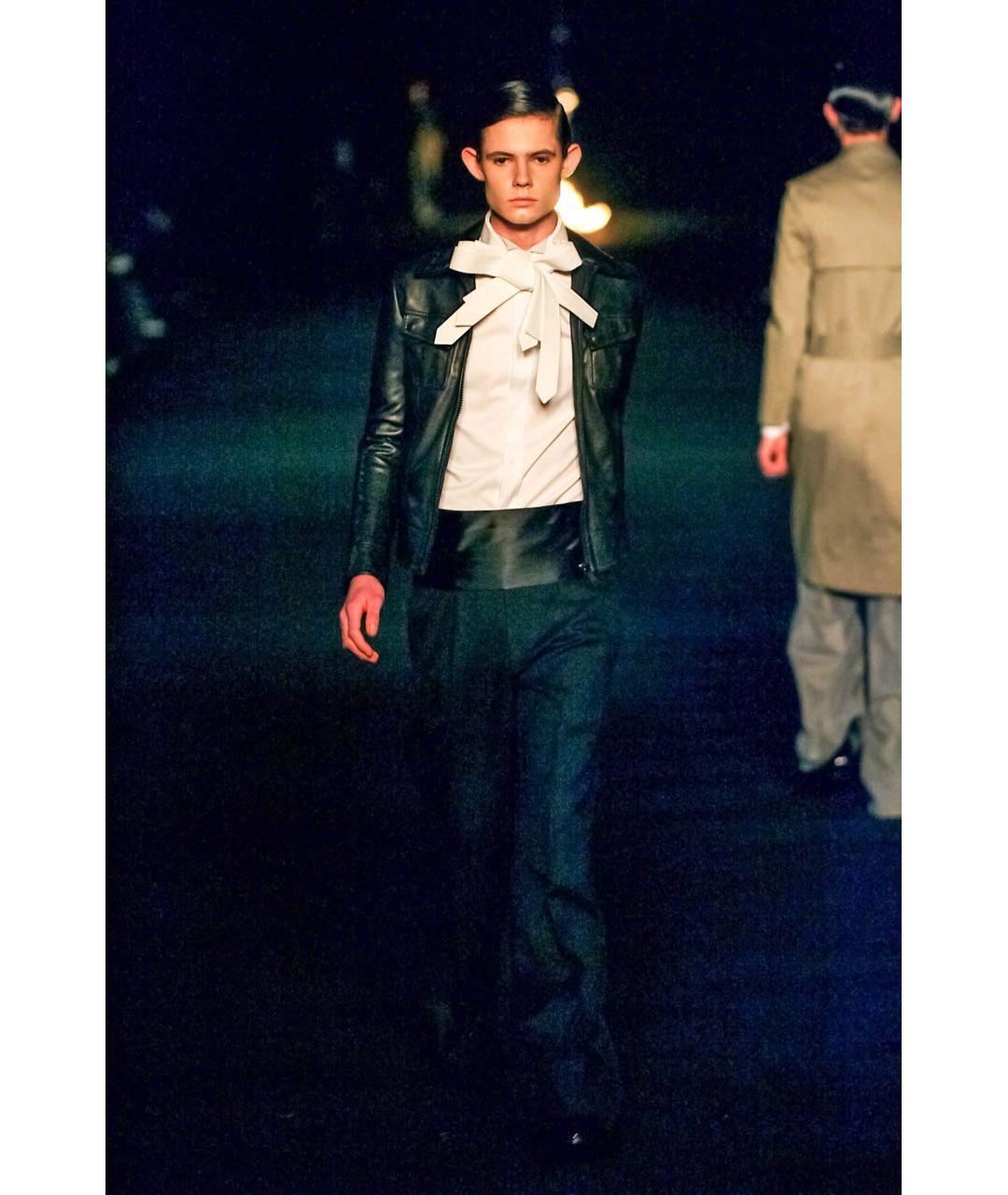 CHRISTIAN DIOR Черная кожаная куртка, фото 8