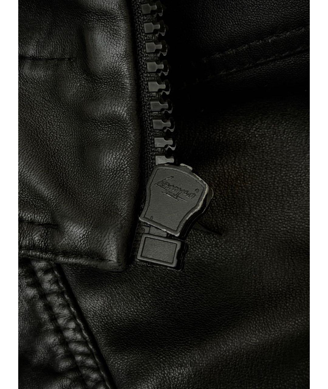 CHRISTIAN DIOR Черная кожаная куртка, фото 6