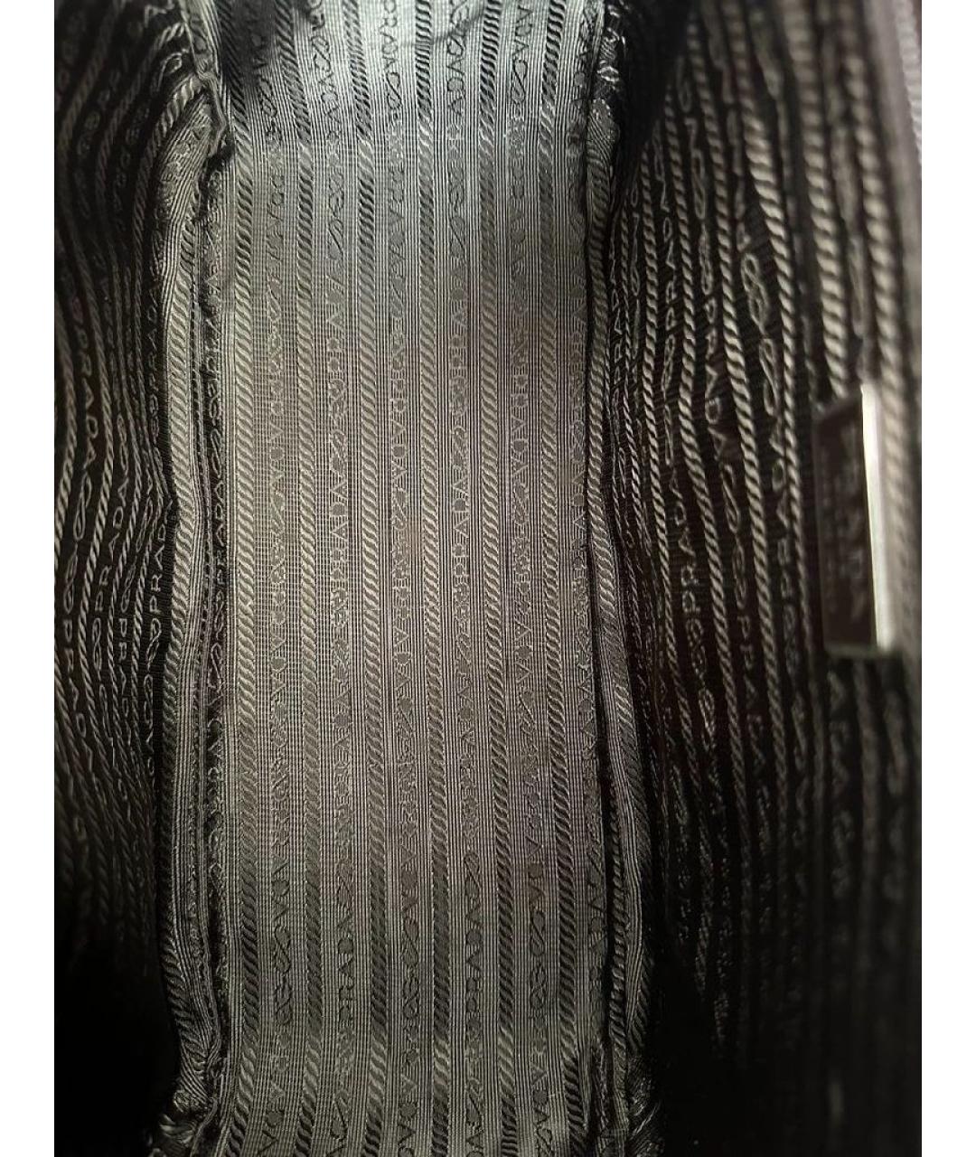 PRADA Бежевая кожаная сумка через плечо, фото 7