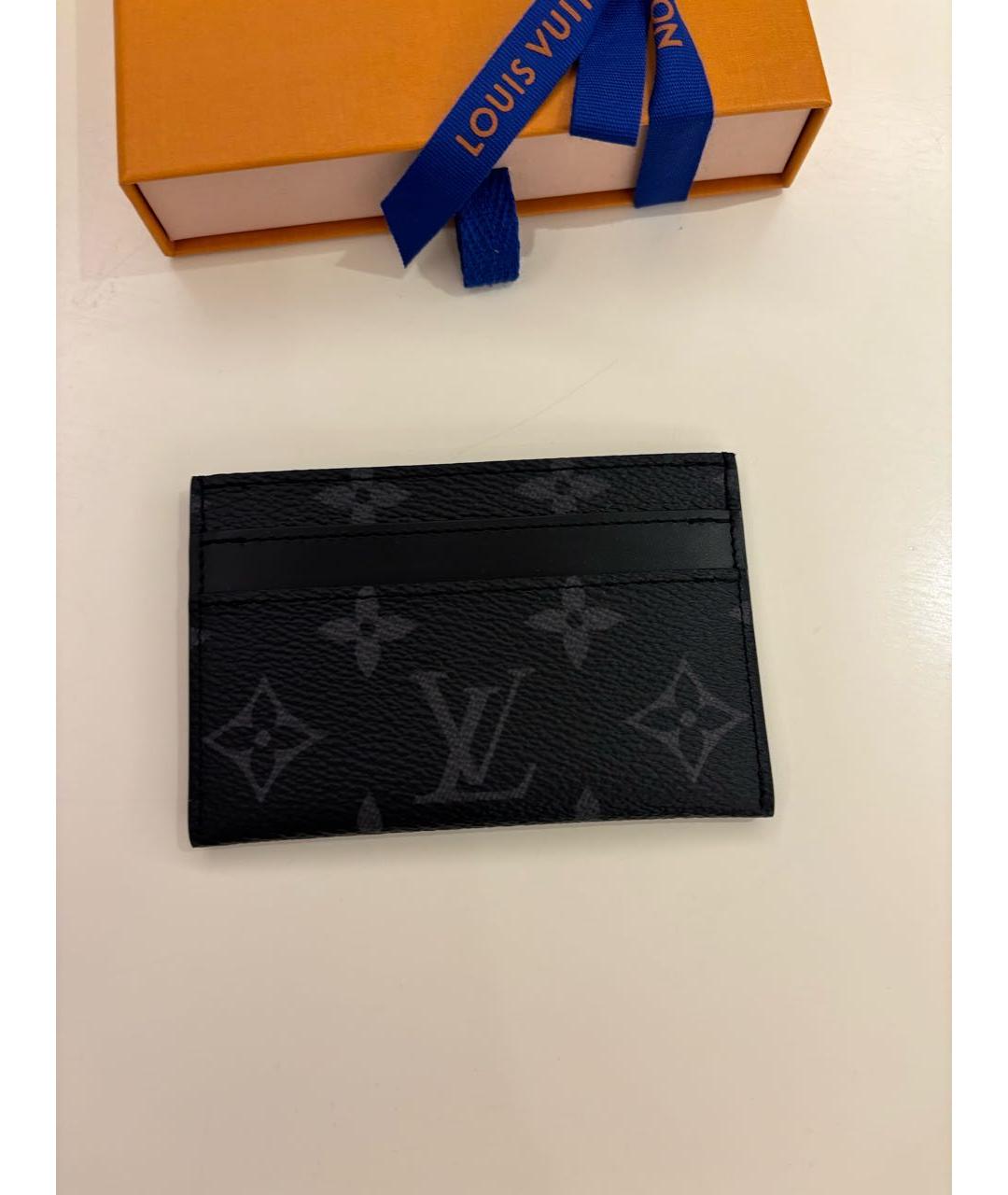LOUIS VUITTON Черный кардхолдер, фото 2