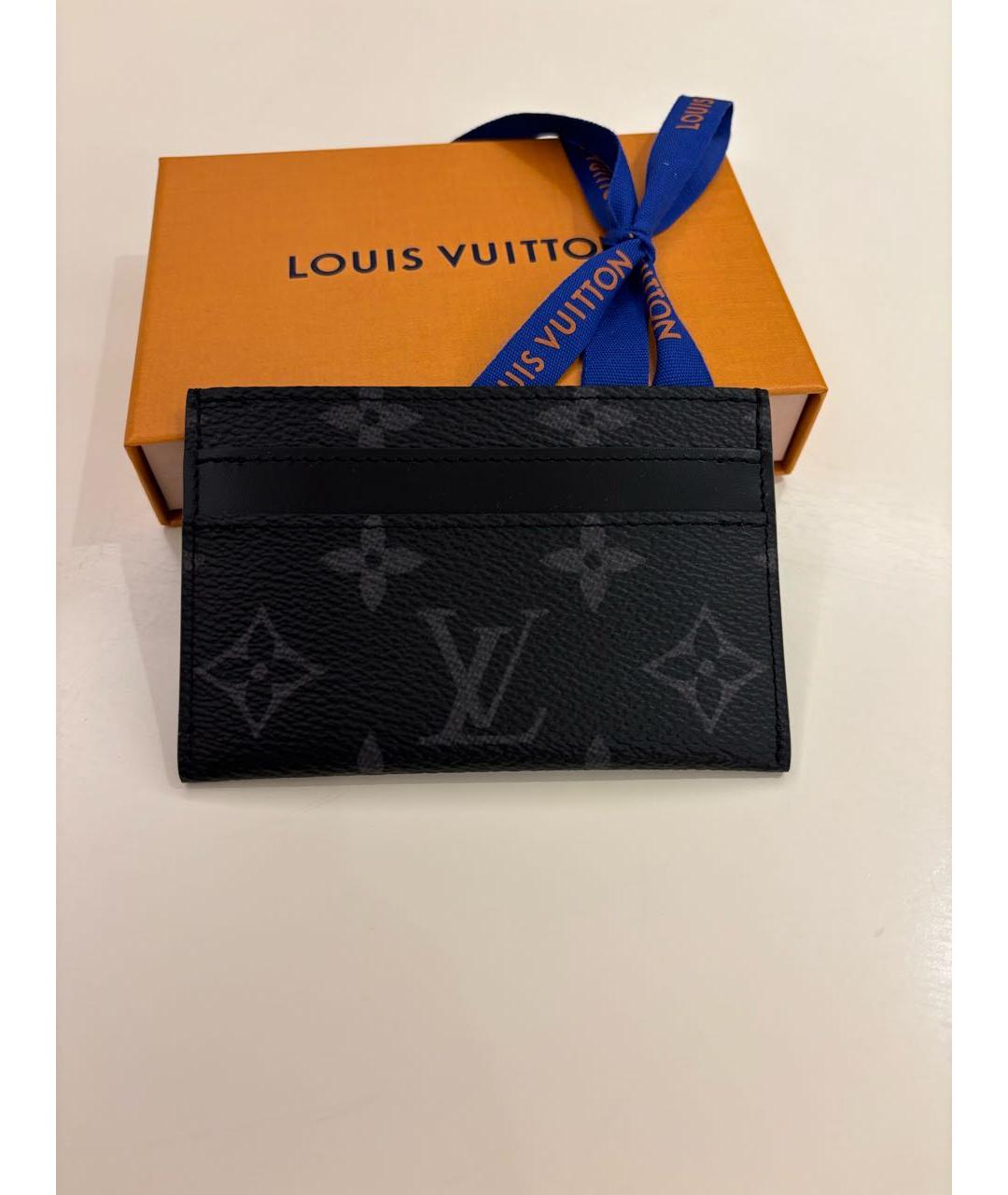 LOUIS VUITTON Черный кардхолдер, фото 5