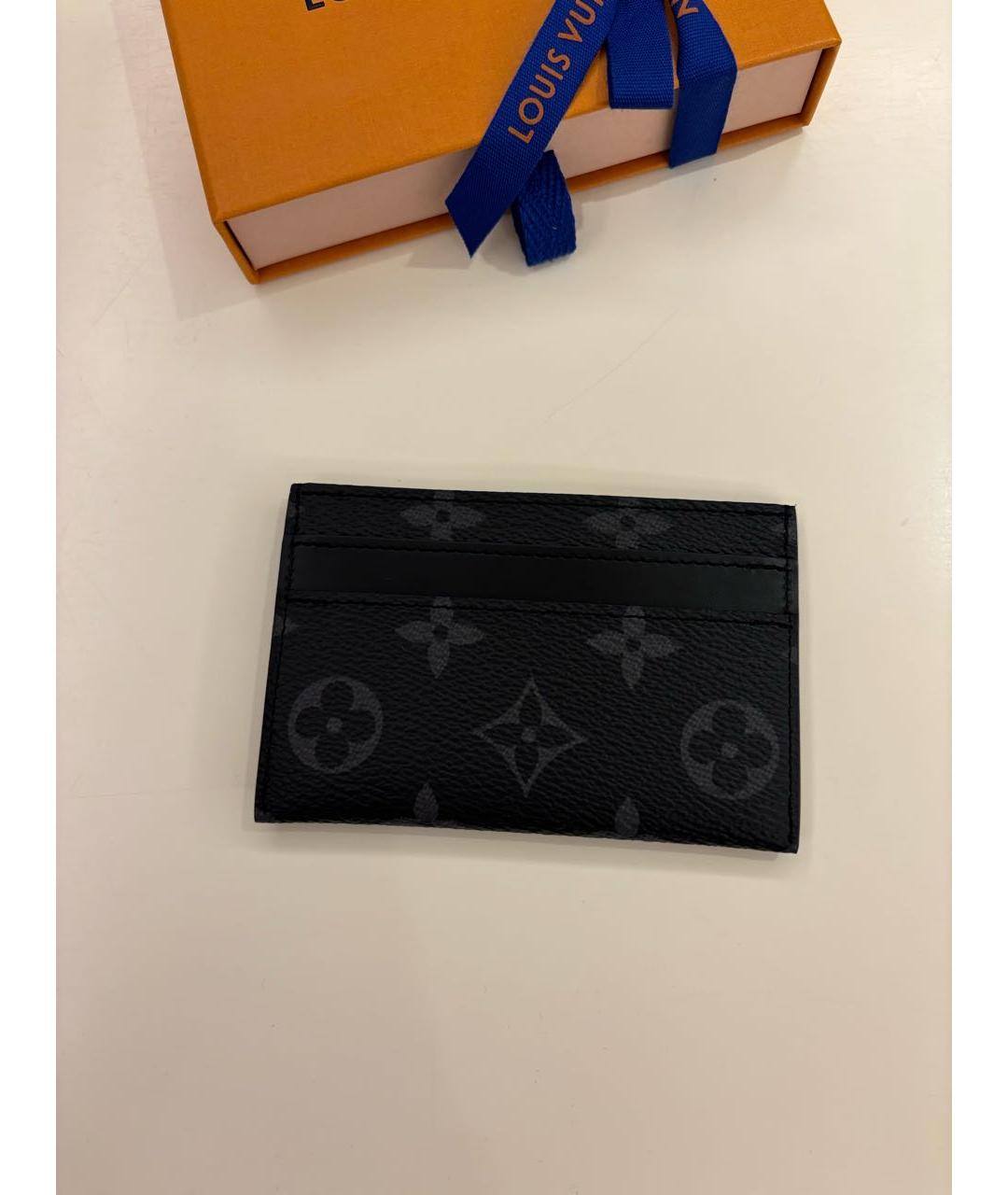 LOUIS VUITTON Черный кардхолдер, фото 3