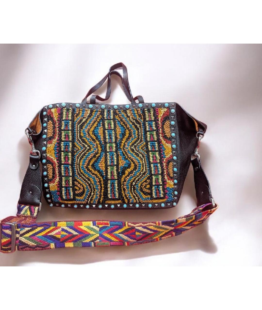 VALENTINO Мульти кожаная сумка тоут, фото 6