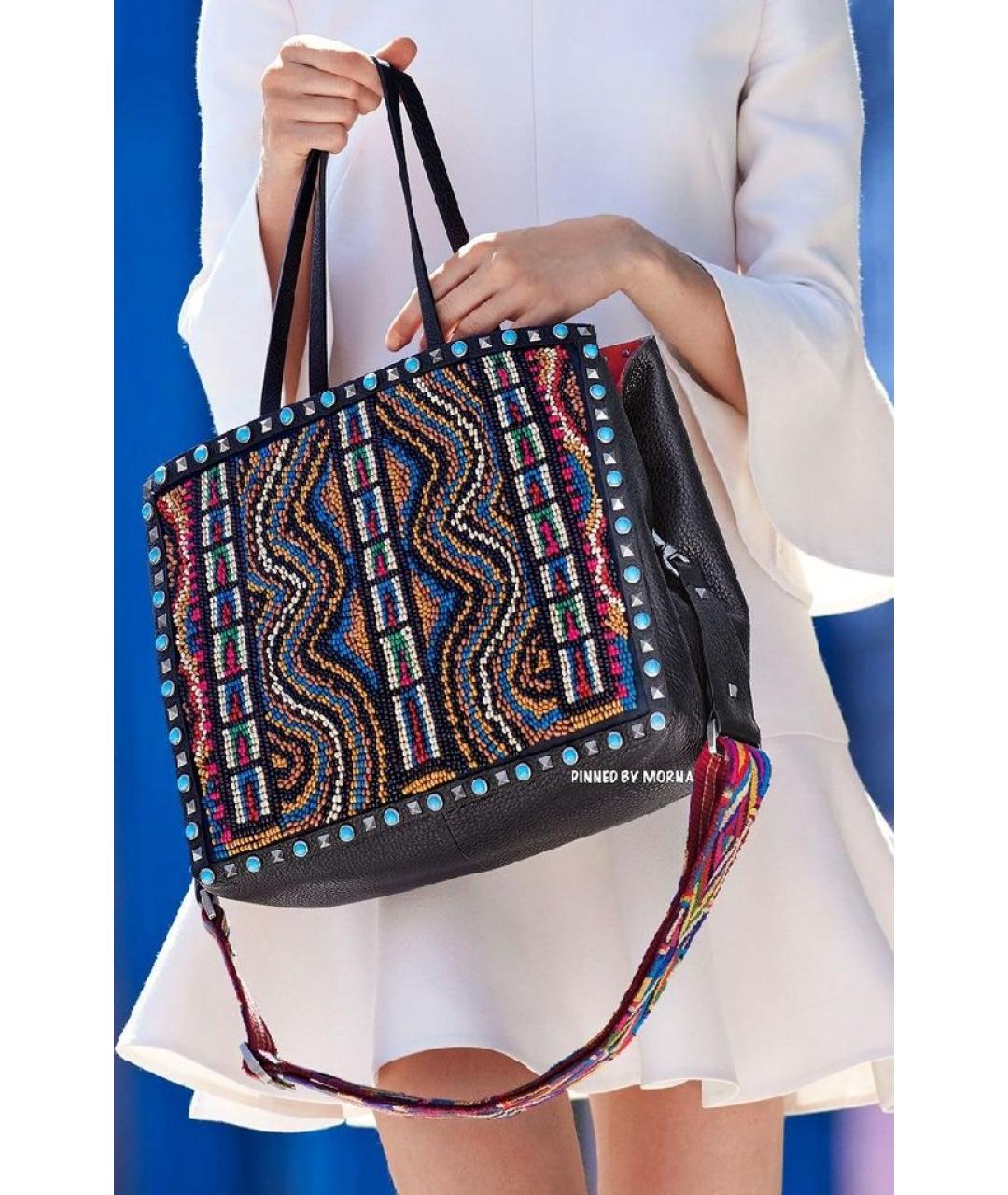 VALENTINO Мульти кожаная сумка тоут, фото 8