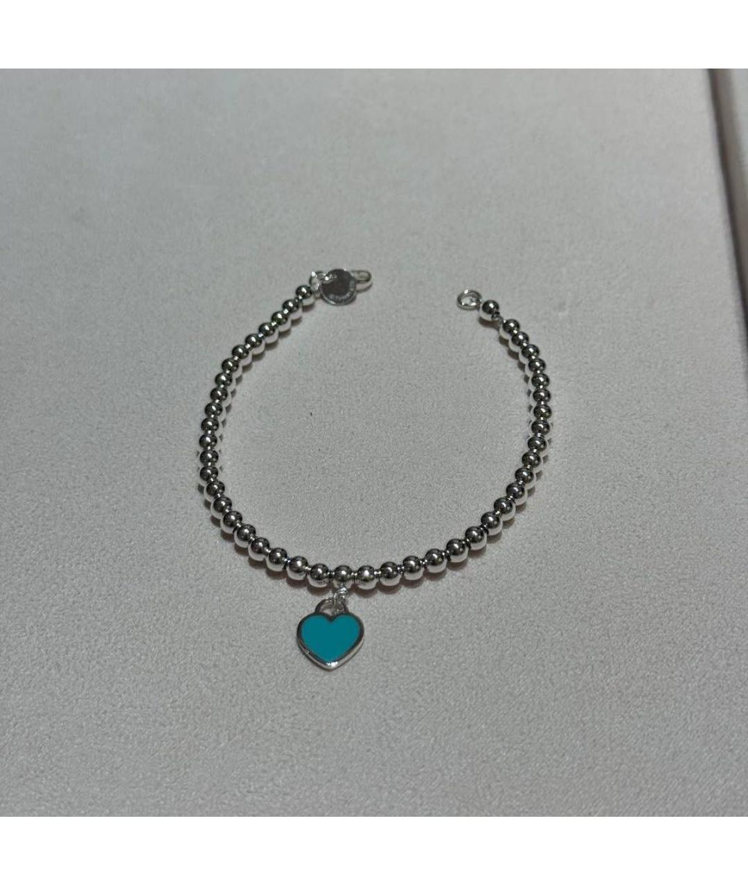 TIFFANY&CO Серебрянный серебряный браслет, фото 2