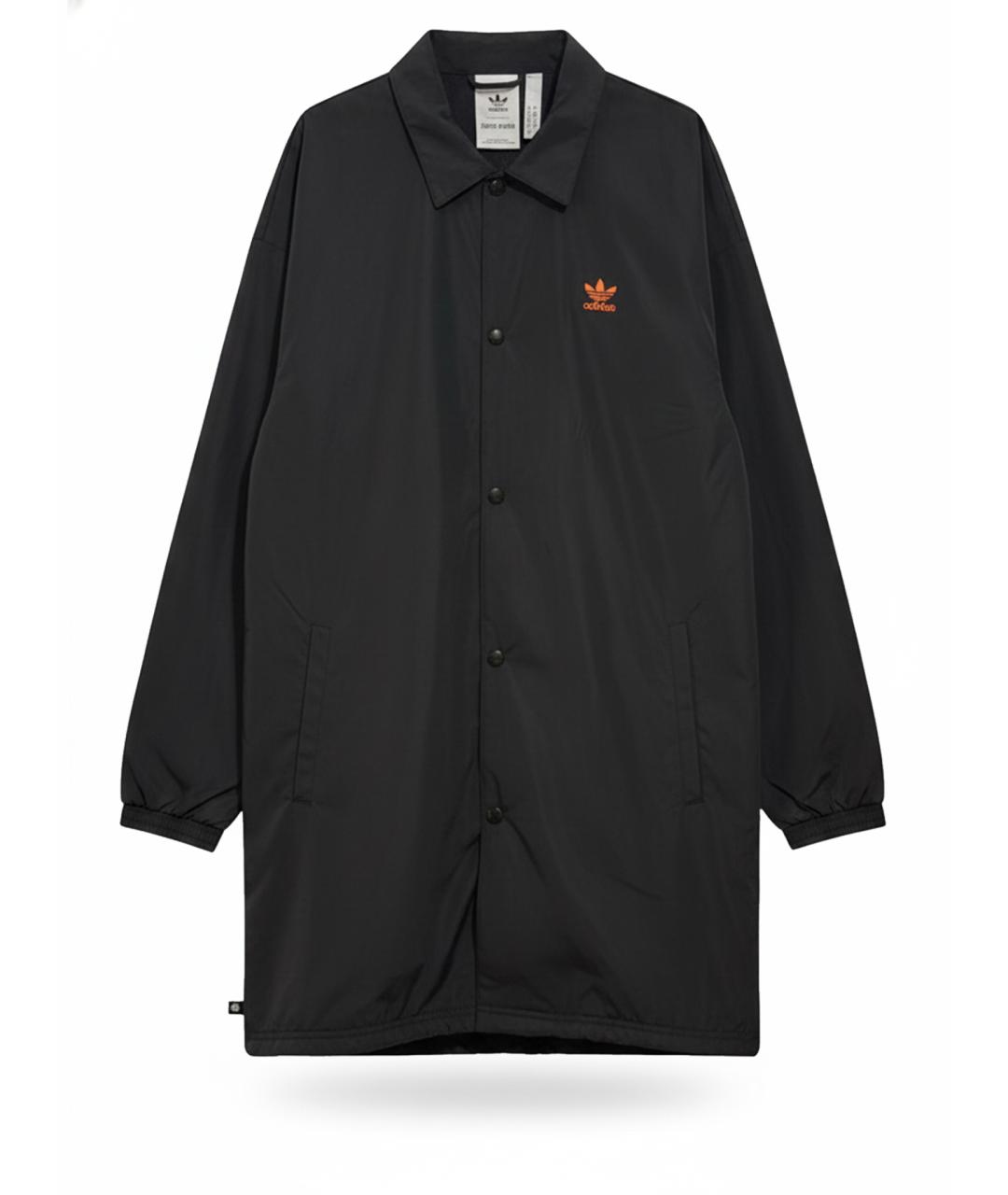 ADIDAS Черная полиэстеровая куртка, фото 6