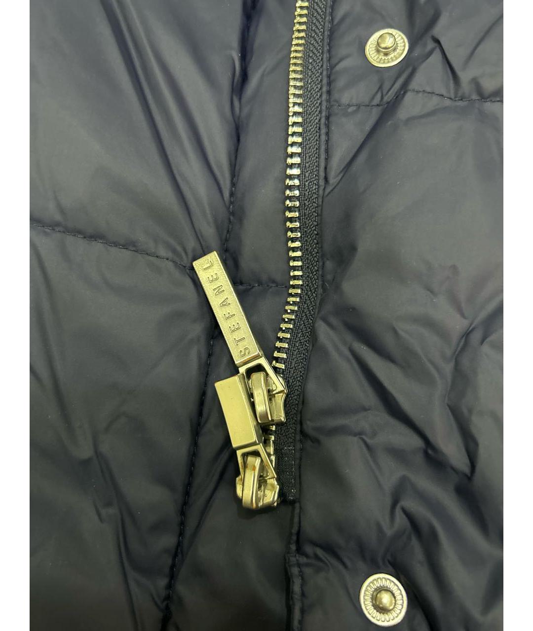 STEFANO RICCI Темно-синий пуховик, фото 7