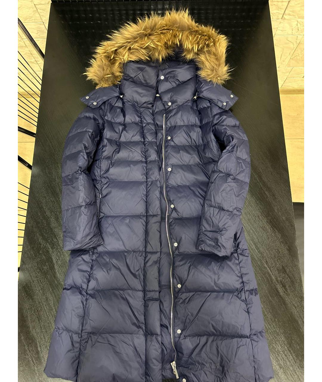 STEFANO RICCI Темно-синий пуховик, фото 8