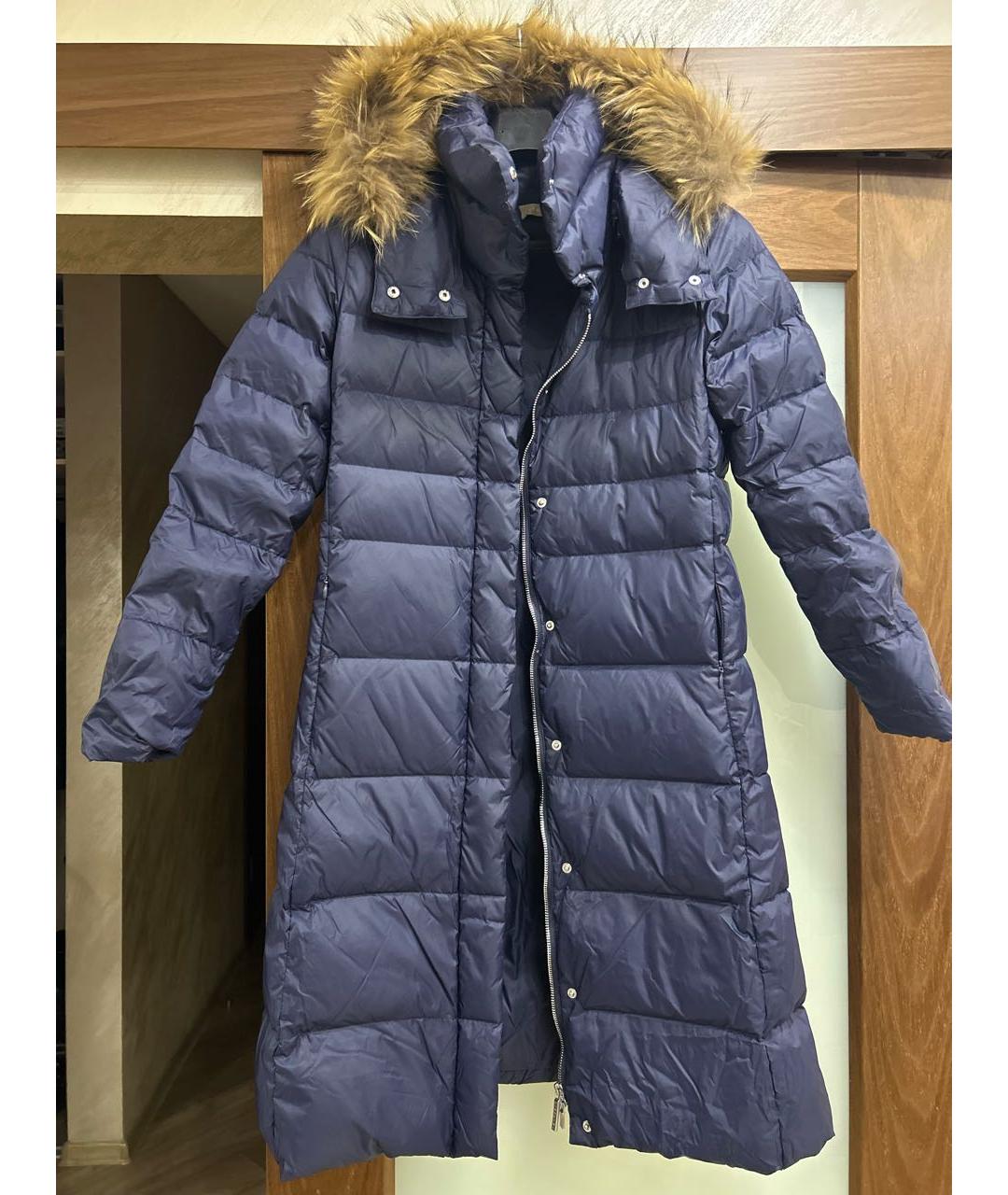 STEFANO RICCI Темно-синий пуховик, фото 9