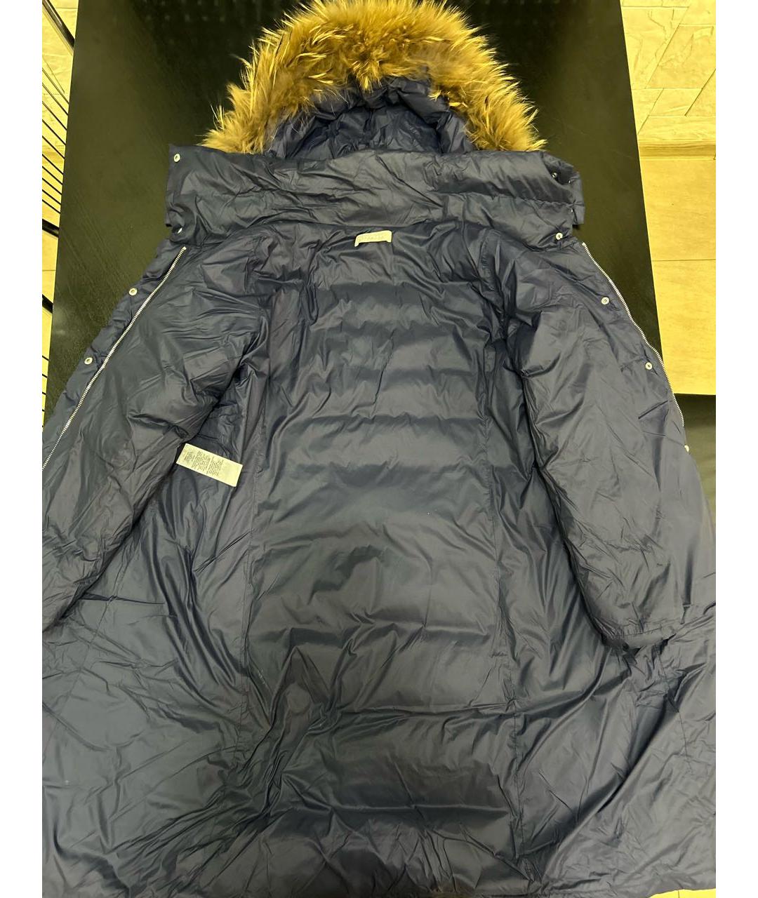 STEFANO RICCI Темно-синий пуховик, фото 5