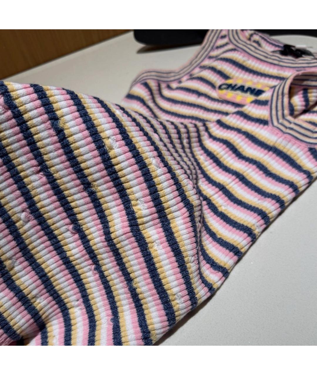 CHANEL Мульти хлопковая майка, фото 6