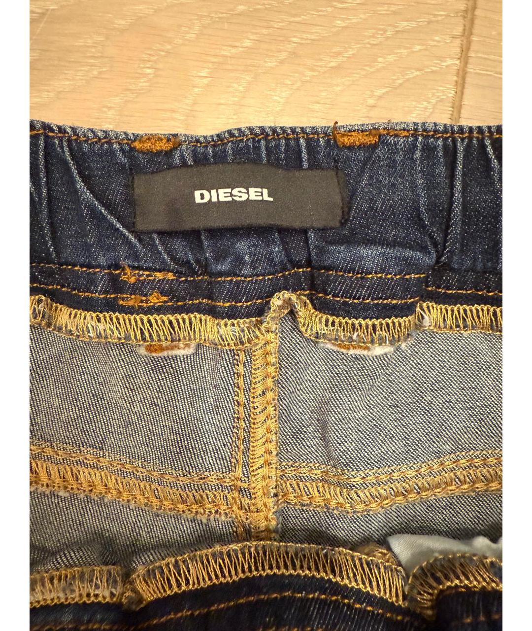 DIESEL Темно-синие деним детские шорты, фото 6