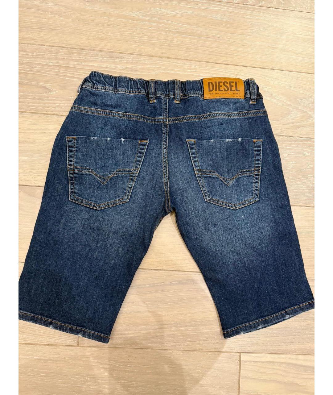 DIESEL Темно-синие деним детские шорты, фото 2