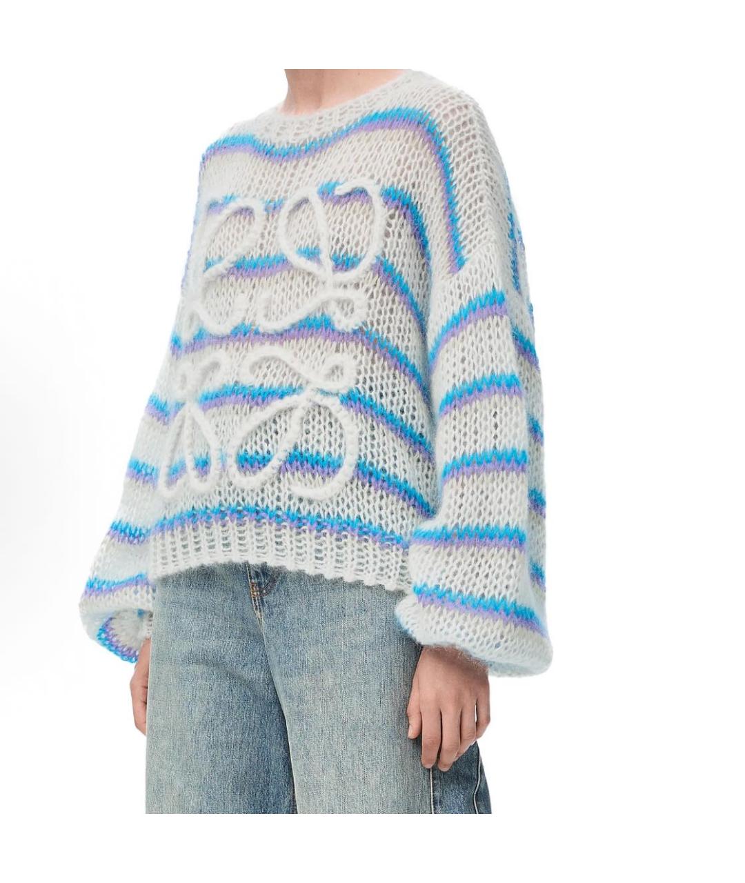 LOEWE Белый шерстяной джемпер / свитер, фото 5