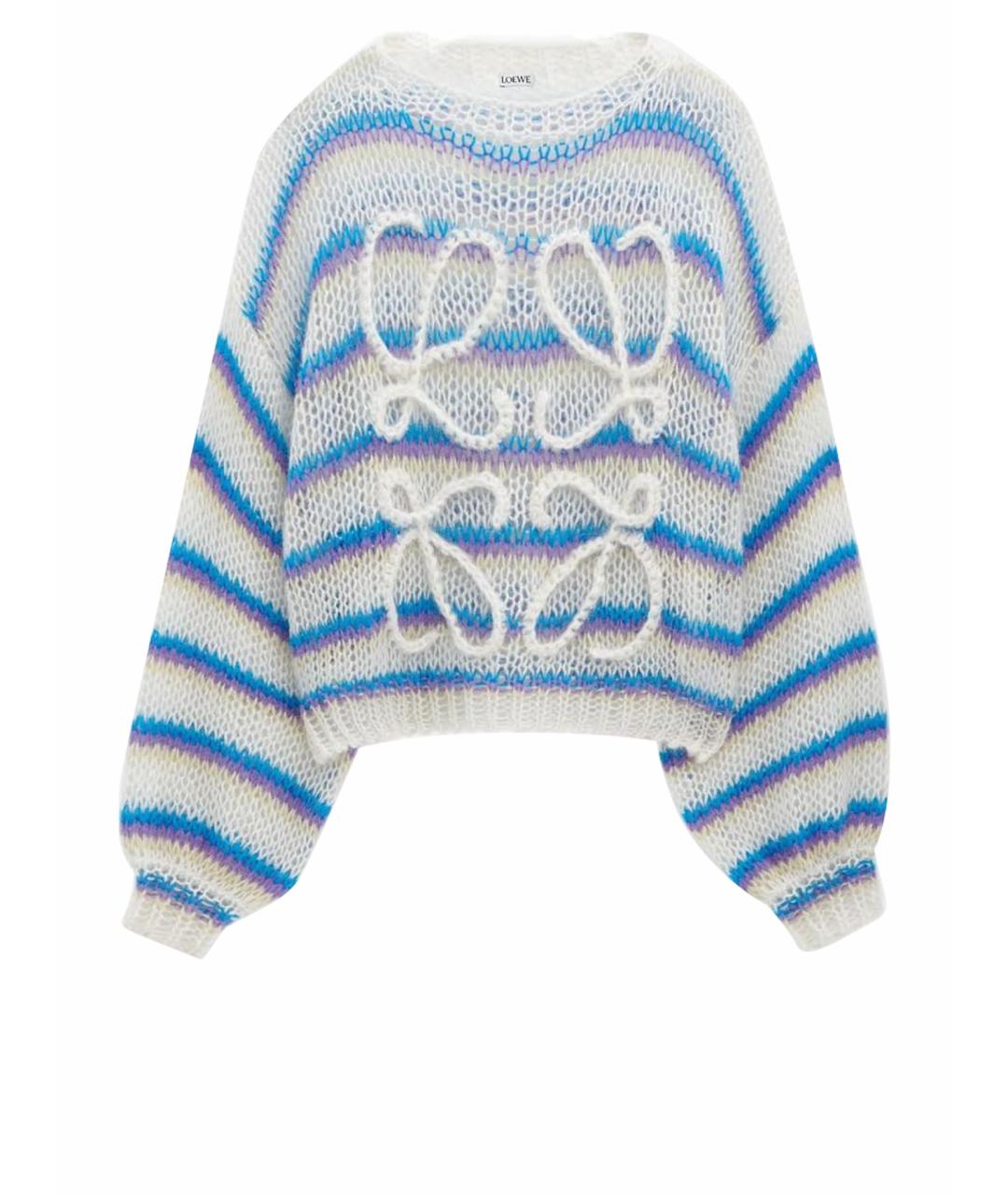 LOEWE Белый шерстяной джемпер / свитер, фото 1