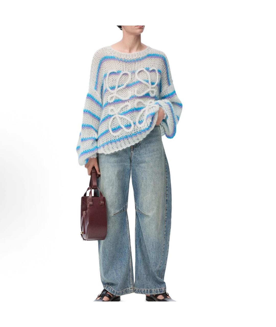 LOEWE Белый шерстяной джемпер / свитер, фото 3