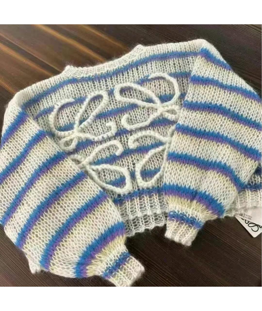 LOEWE Белый шерстяной джемпер / свитер, фото 6