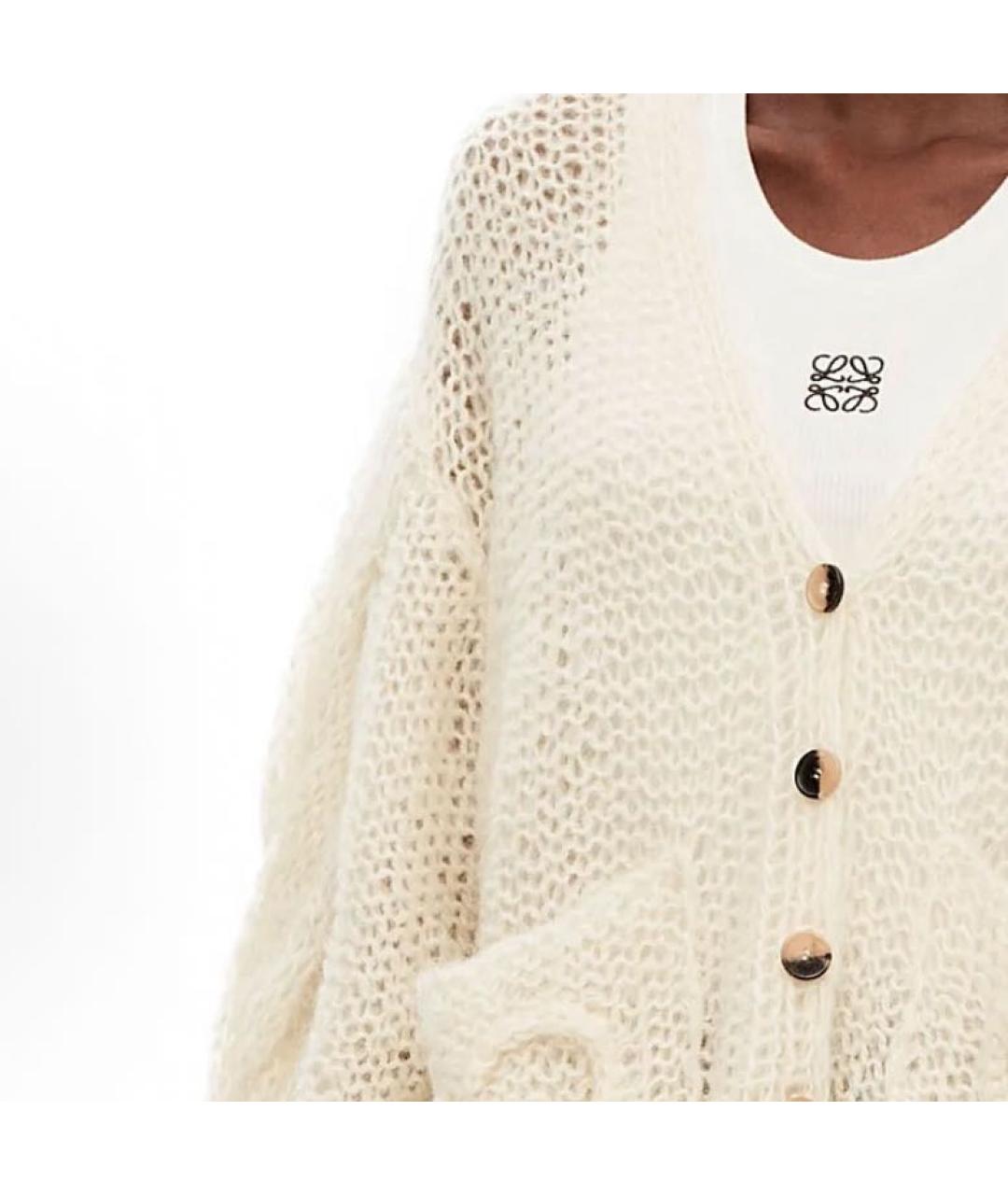 LOEWE Белый шерстяной джемпер / свитер, фото 3