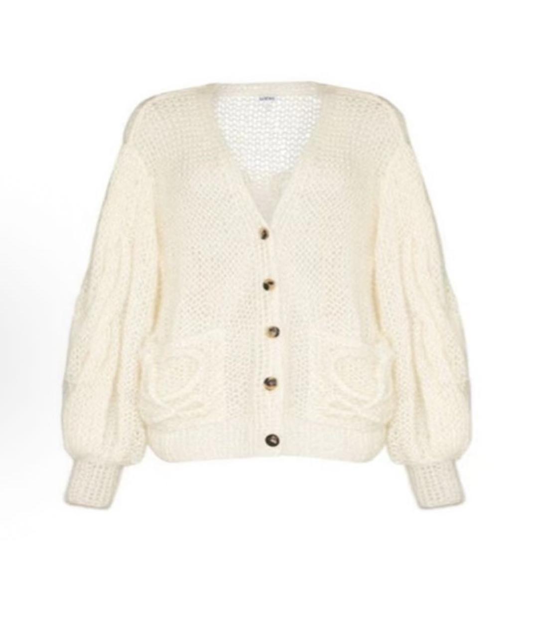 LOEWE Белый шерстяной джемпер / свитер, фото 7