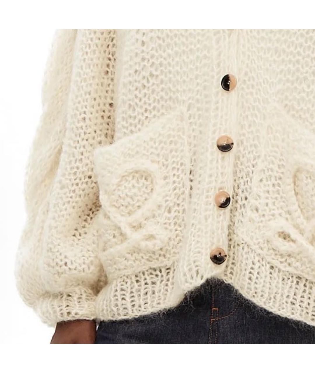 LOEWE Белый шерстяной джемпер / свитер, фото 2