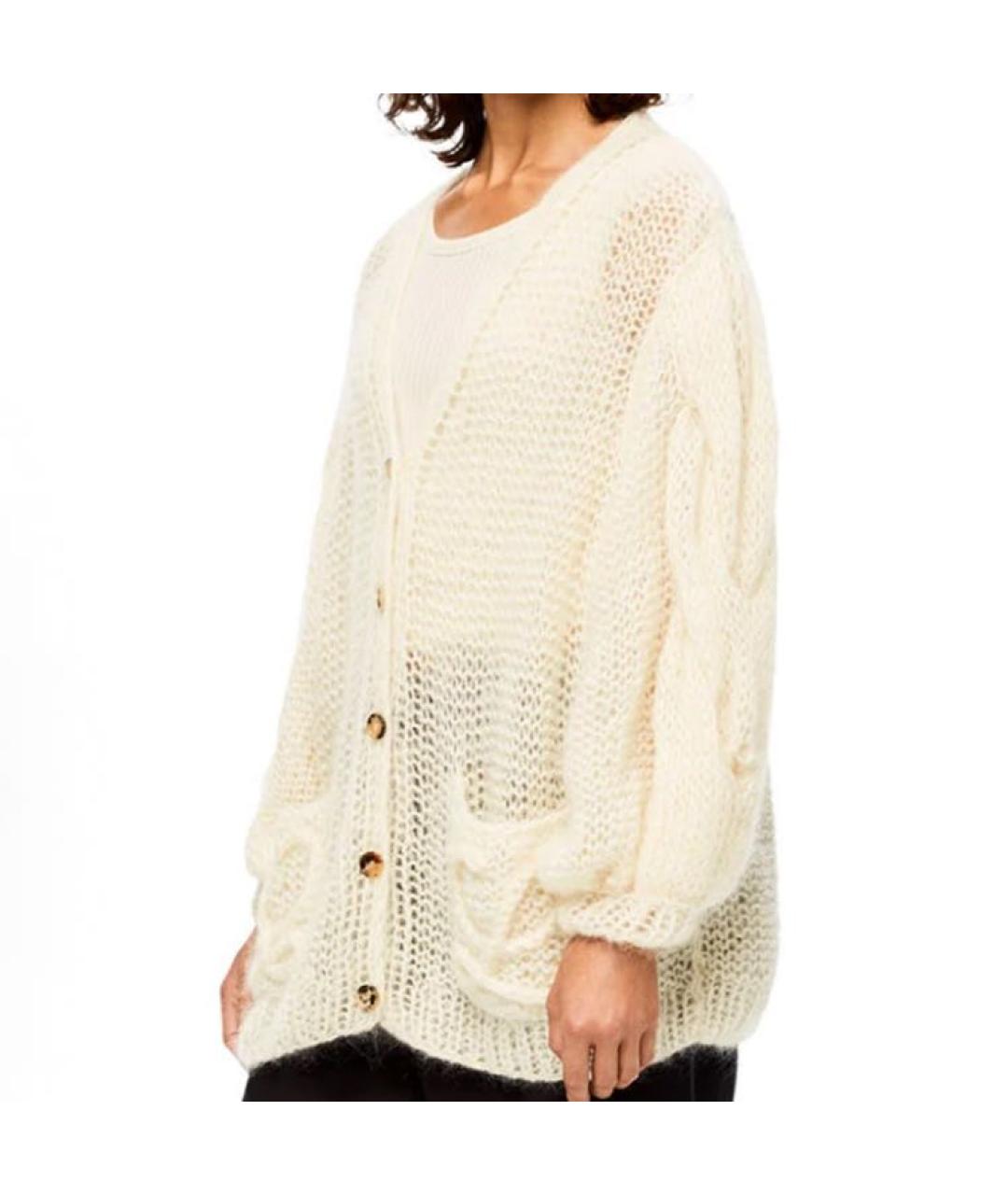 LOEWE Белый шерстяной джемпер / свитер, фото 5