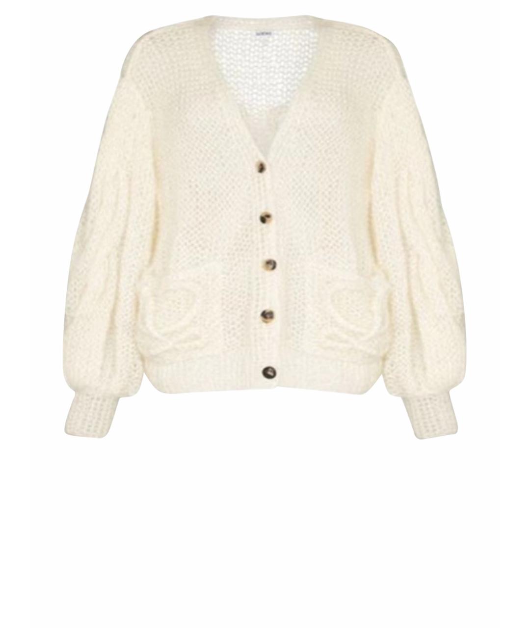 LOEWE Белый шерстяной джемпер / свитер, фото 1