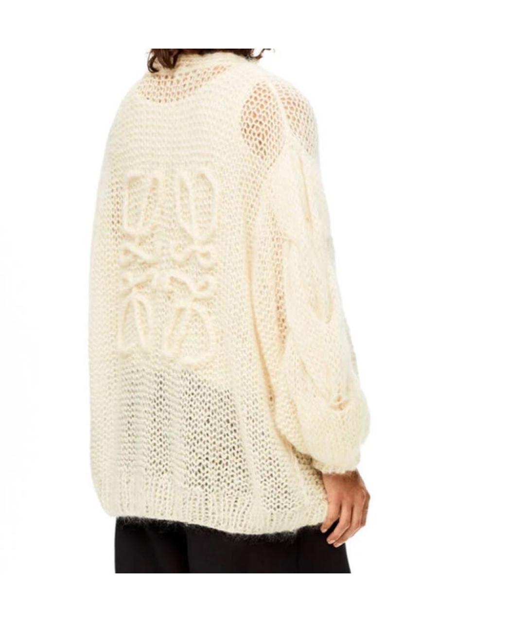 LOEWE Белый шерстяной джемпер / свитер, фото 6