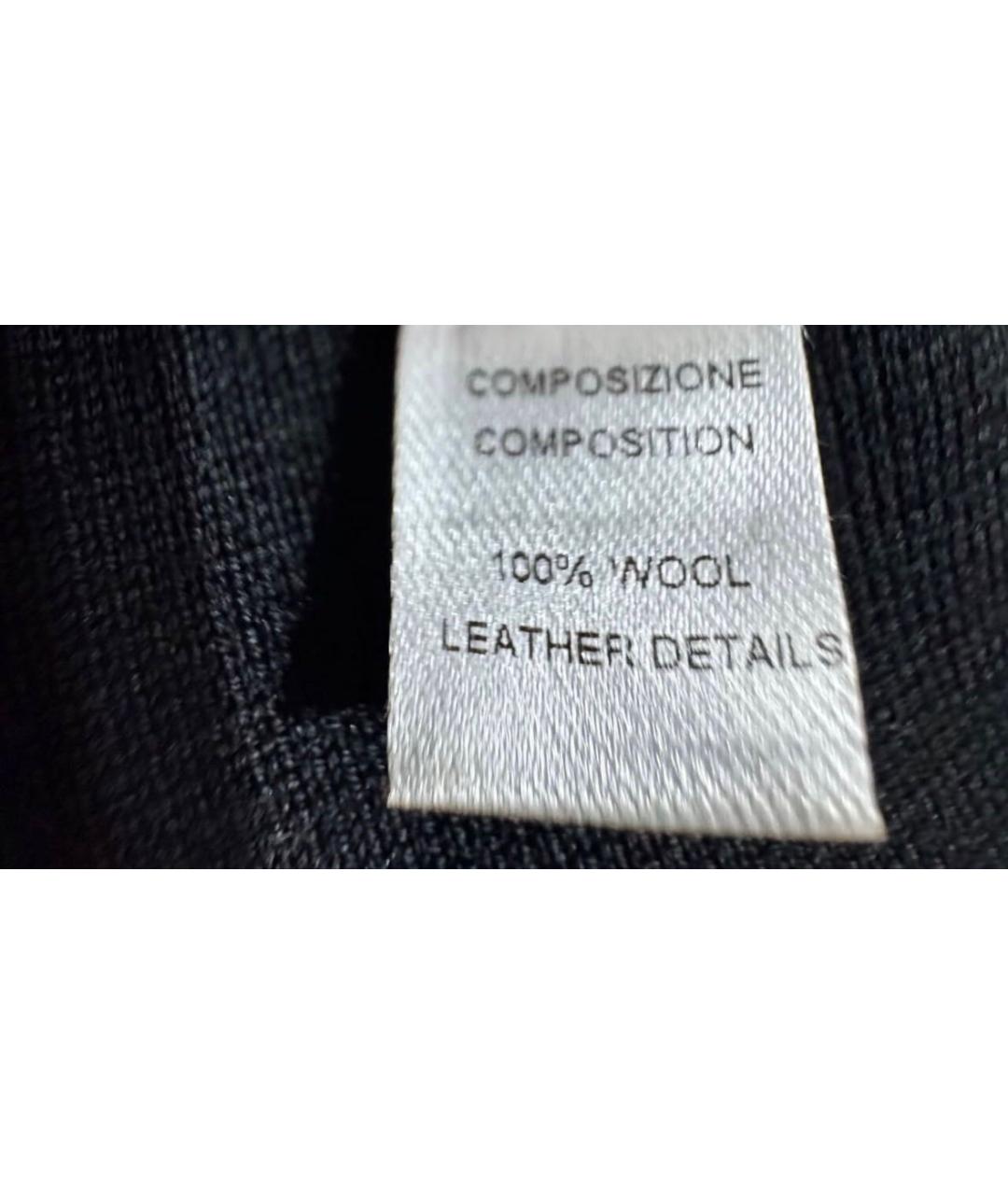 BRIONI Черный шерстяной кардиган, фото 5